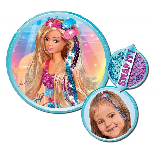 Bambola Simba Steffi Love Sirena Swap Mermaid