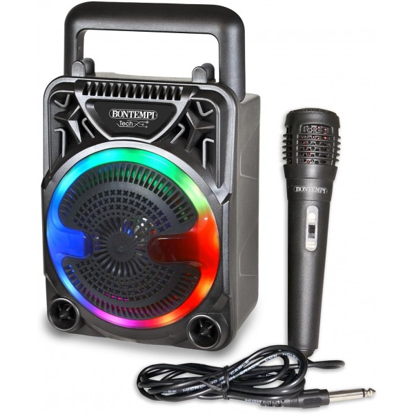Bontempi  Mini Speaker Wireless con Microfono e Luci