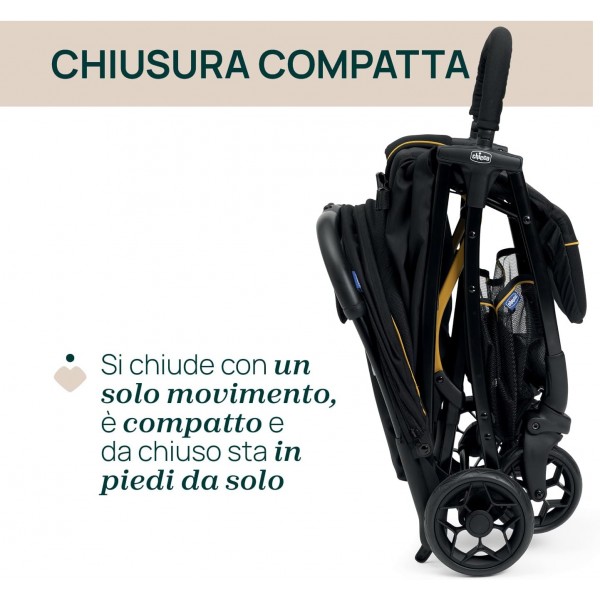 Passeggino Chicco Glee Grey Melange
