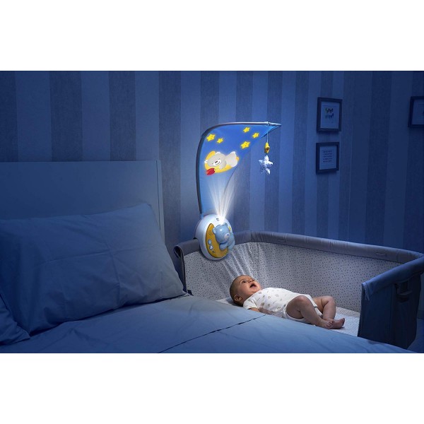 Giostrina con Proiettore Chicco Next2Moon Azzurro
