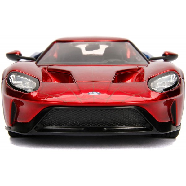 Set Jada Toys Marvel Spiderman + Ford GT 2017