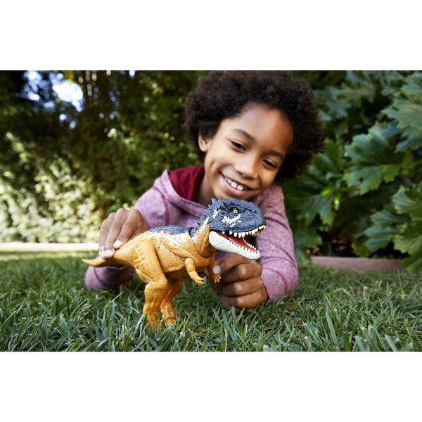 Dinosauro Mattel Jurassic World Attacco Ruggente Skorpiovenator