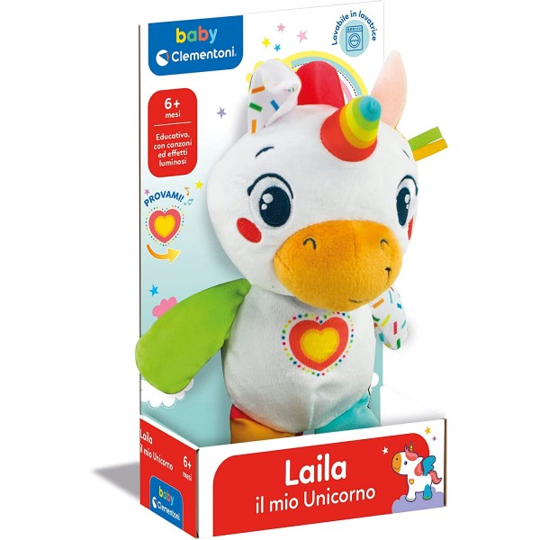 Peluche Clementoni Laila il mio Unicorno