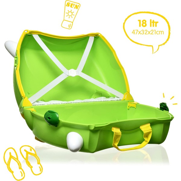Valigia Cavalcabile Trunki Dinosauro