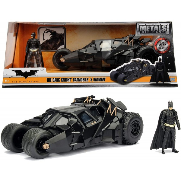 Set Jada Toys Batman + Batmobile The Dark Knight