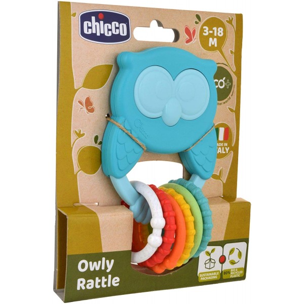 Sonaglio Chicco Gufo Trillino Owly Rattle ECO+