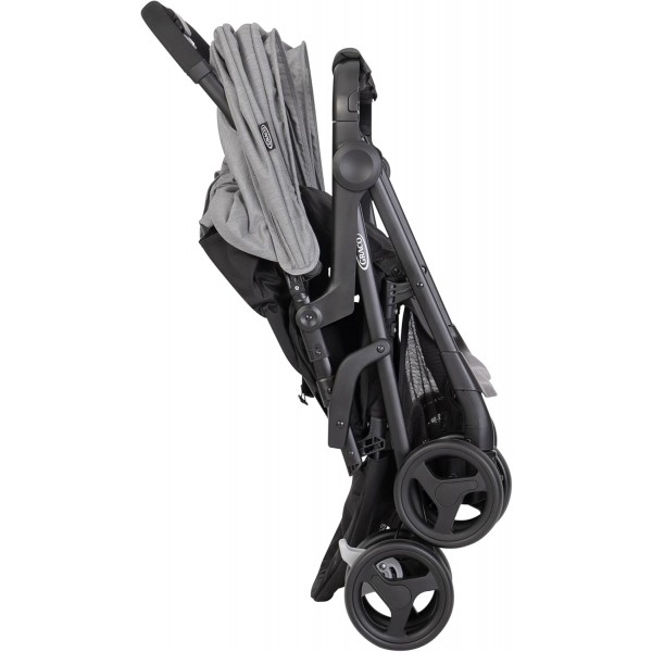 Graco DuoRider Passeggino Doppio leggero Steeple Gray 