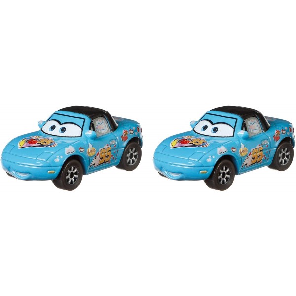Macchinine Disney Cars Dinoco Mia & Tia 2 Pz