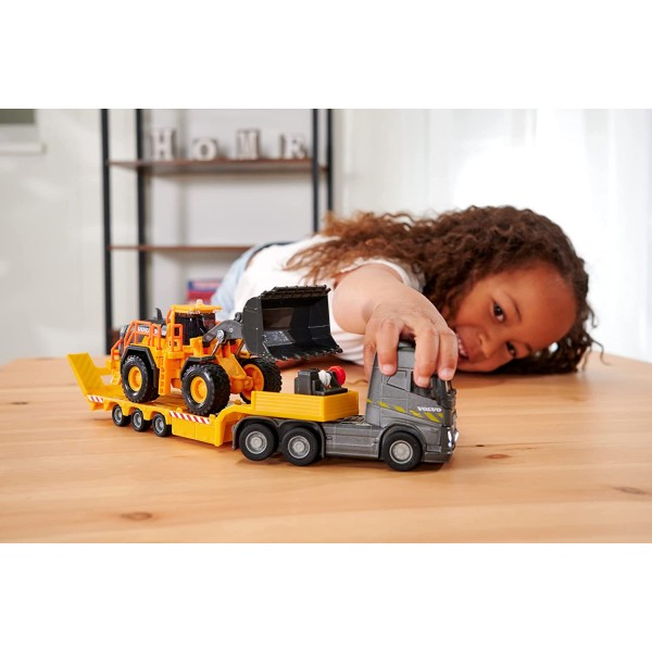 Camion con Rimorchio Ruspa Majorette Volvo Truck + Wheel Loader