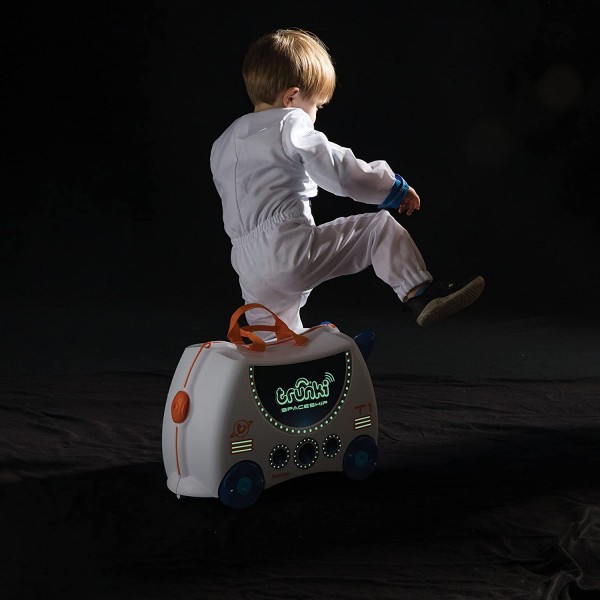 Valigia Cavalcabile Trunki Skye Fluo Bianca