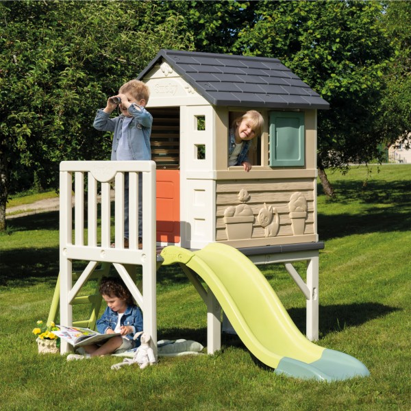 Casetta Smoby su Palafitta Con Scivolo