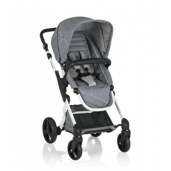 Trio Brevi Presto City Reversibile Grigio Melange 077 con Passeggino 652