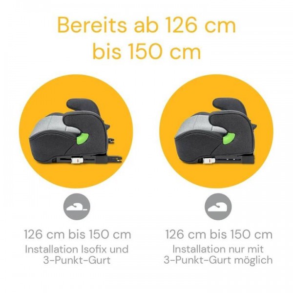 OSANN Rialzo sedile Lux Isofix Grey