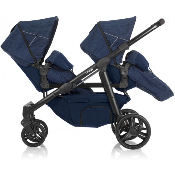 Trio Gemellare Brevi Ovo Twin Blue Jeans