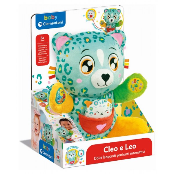 Peluche Clementoni Cleo e Leo Dolci Leopardi