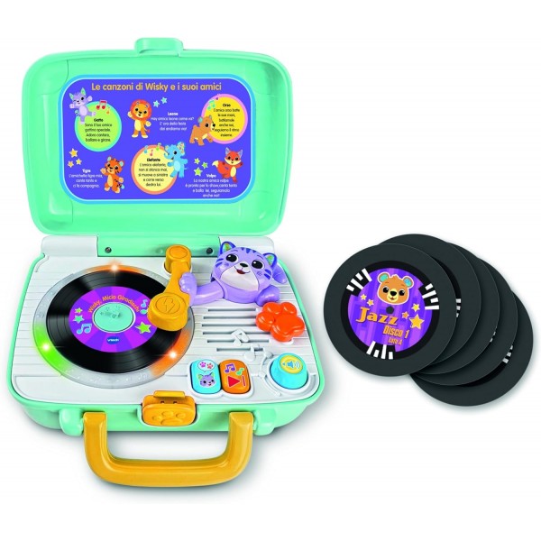 VTech Wisky, Micio Giradischi-Giradischi per Bambini