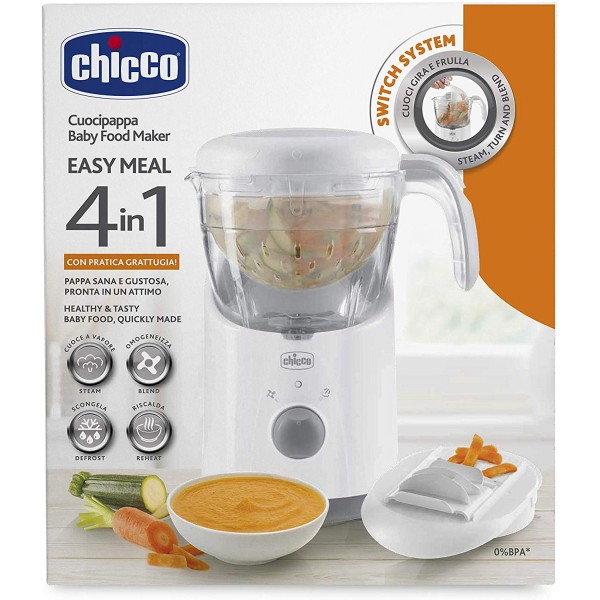 CuociPappa Chicco Easy Meal 2 in 1 Grey