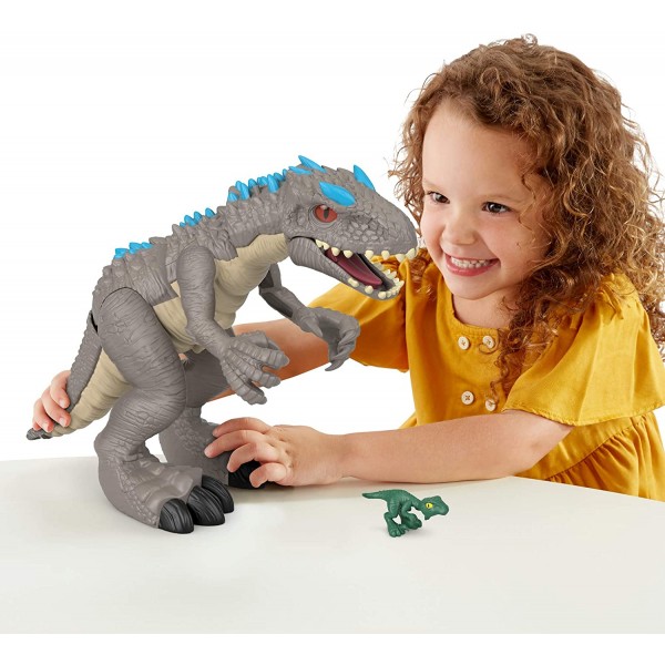 Dinosauro Fisher Price Jurassic World Imaginext Thrashing Indominus Rex