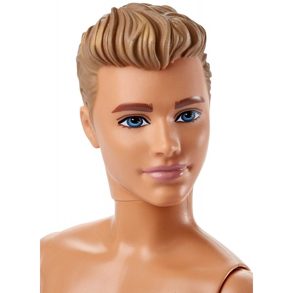 Bambola Barbie Ken Beach Bionda Costume Fiori