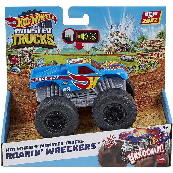 Macchinina Mattel Hot Wheels Monster Trucks Race Ace