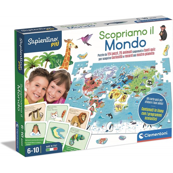 Clementoni Sapientino Più Scopriamo il Mondo
