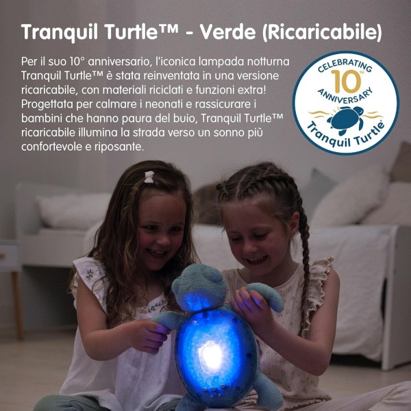Cloud B-Tranquil Turtle Green-Carica Usb