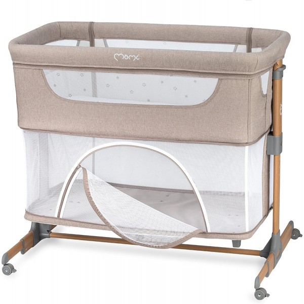 Culla Co-Sleeping MoMi Smart Bed Beige