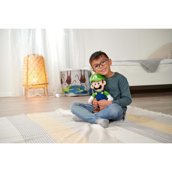 Peluche Nintendo Super Mario Luigi 30 cm