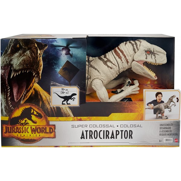 Dinosauro Mattel Jurassic World Super Colossal Atrociraptor