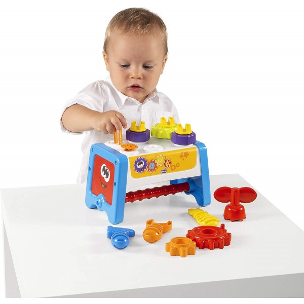 Gioco Chicco Cassetta degli Attrezzi 2 in 1