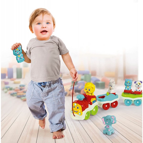 Gioco Clementoni Baby Trenino degli Animali 3 in 1
