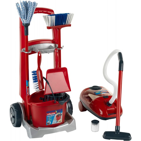Carrello delle Pulizie con Aspirapolvere Theo Klein Vileda Junior