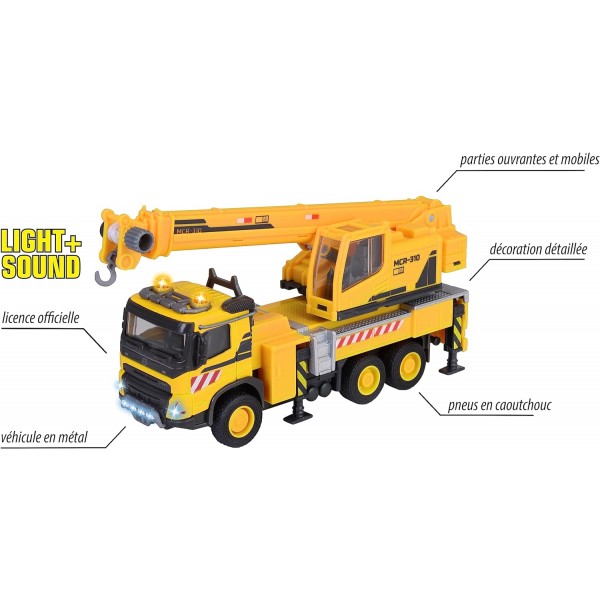 Camion Gru Majorette Volvo Truck Crane