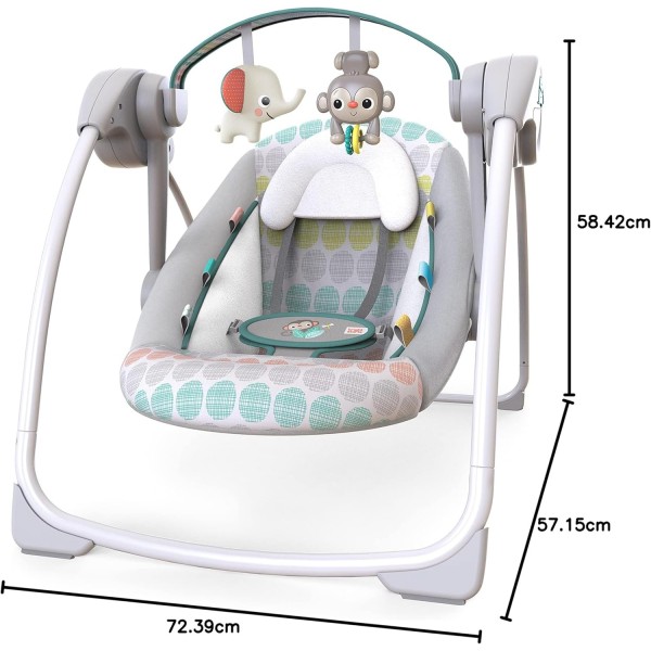 Bright Starts Altalena Whimsical Wild 0-9 Mesi 3-9 kg