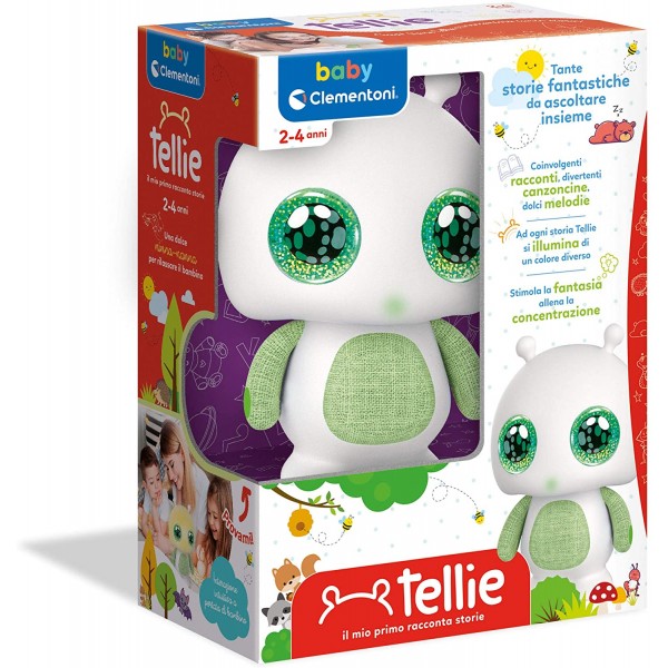 Giocattolo Interattivo Clementoni Tellie Verde con Riconoscimento Vocale