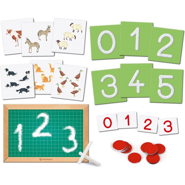 Gioco da Tavolo Educativo Clementoni Sapientino Montessori Numeri Tattili