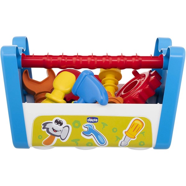Gioco Chicco Cassetta degli Attrezzi 2 in 1