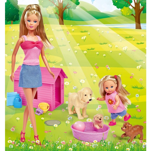 Bambola Simba Steffi Love Happy Animal Dog