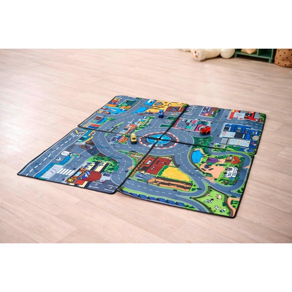 Dickie Toys Micro World Tappeto da gioco 70 x 80 cm