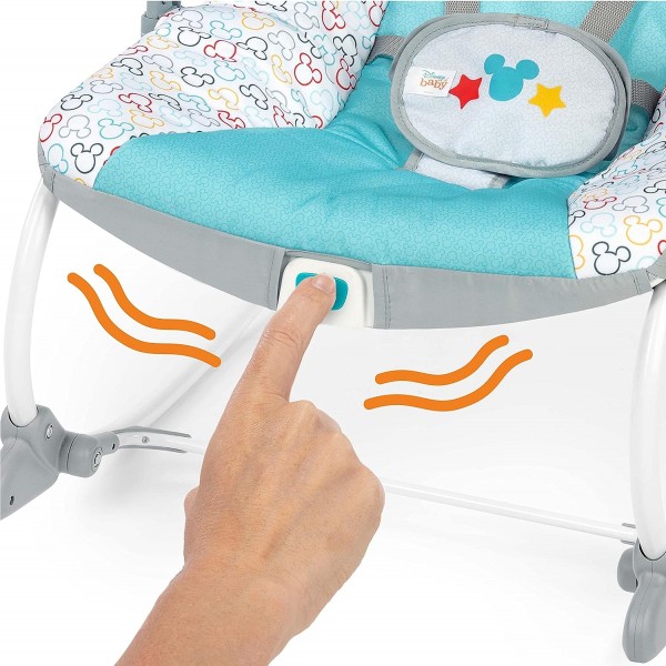 Sdraietta Vibrante Bright Starts 2 in 1 Rocker Mickey Mouse