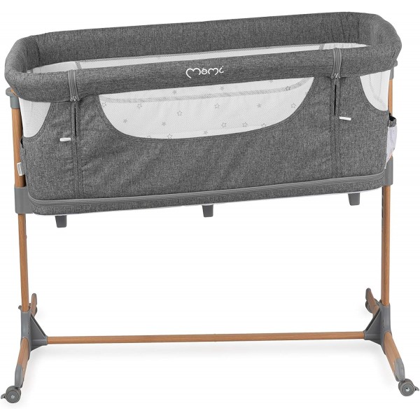 Culla Co-Sleeping MoMi Smart Bed Grigio