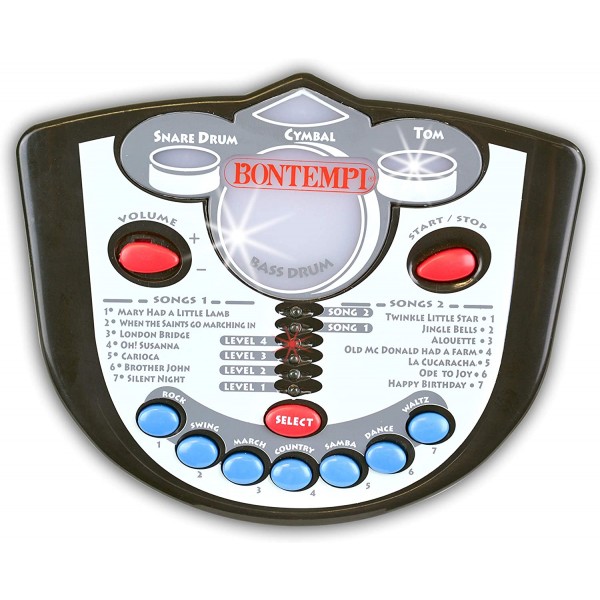  Batteria Bontempi con Partner Elettronico Blu