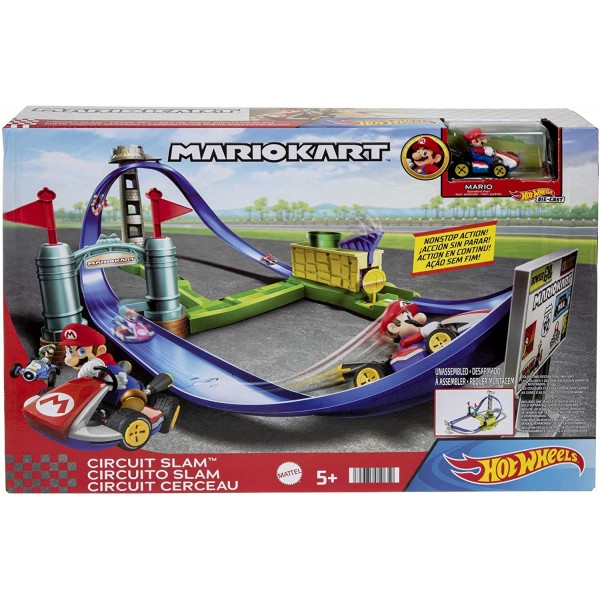 Pista Mattel Hot Wheels Mario Kart Circuit Slam