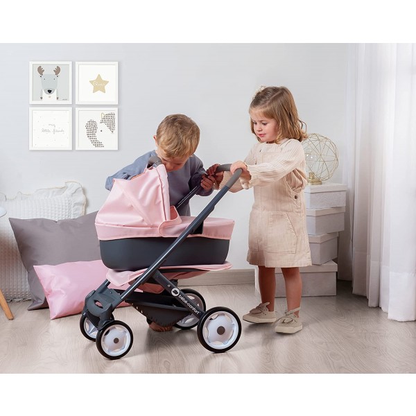 Passeggino e Carrozzina per Bambole Smoby B&eacute;b&eacute; Confort 3 in 1 Rosa