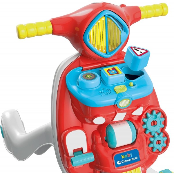 Primi Passi Clementoni Valentino Scooterino 2 In 1