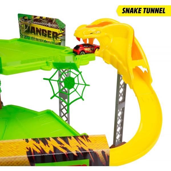 Dickie Toys - Jungle Garage con Auto in Metallo