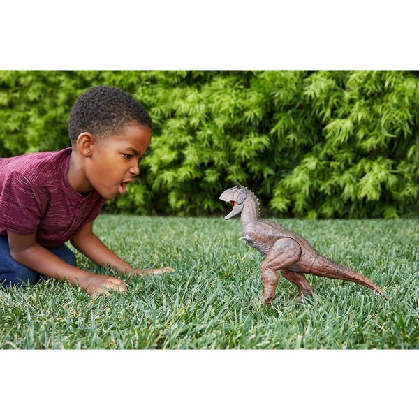 Dinosauro Mattel Jurassic World Controlla e Distruggi Carnotaurus Toro