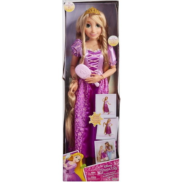 Bambola Disney Princess Rapunzel 80 cm