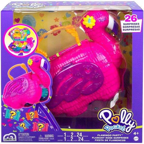 Playset Mattel Polly Pocket Flamingo Party