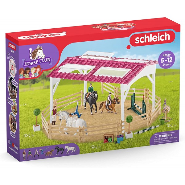 Playset Schleich Horse Club Scuola di Equitazione